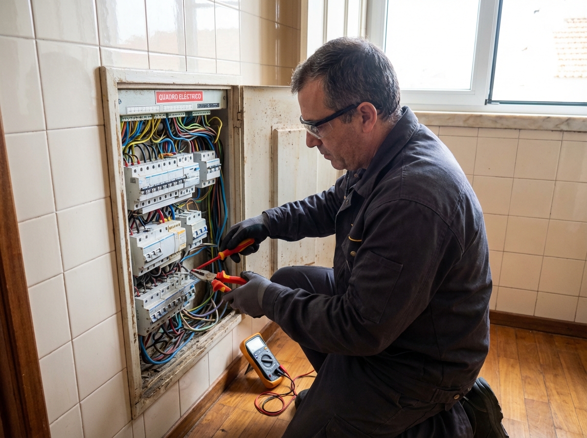 Eletricista Urgente profissional em Leiria - ERC - Serviços Técnicos Urgentes