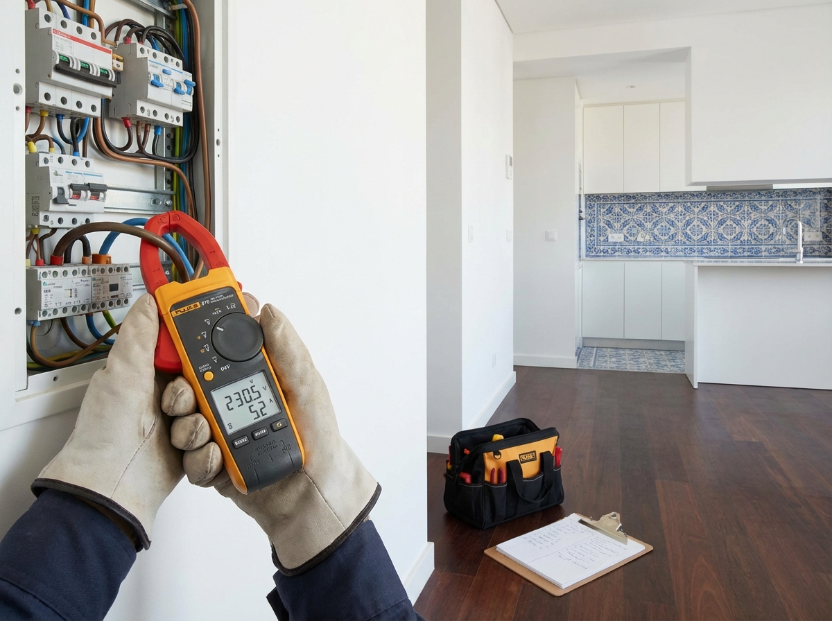 Reparação de avaria eléctrica